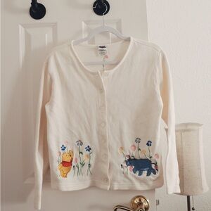 Vintage Winnie the Pooh Easter Cardigan sweater